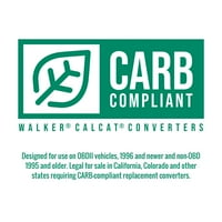 Walker Kipufogó CalCat Carb Univerzális Katalizátor