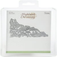 Couture Creations Highland Christmas Hotfoil bélyegbélyegző sarok 3.9 X2.7
