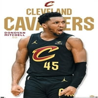 Cleveland Cavaliers-Donovan Mitchell Feature Sorozat Fali Poszter, 22.375 34