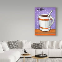 Védjegy Képzőművészet 'jó reggelt Kávézó Kávé' vászon művészet Cathy Horvath-Buchanan