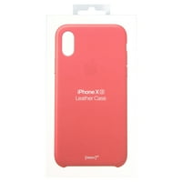 Apple Bőr tok iPhone XS-hez-piros
