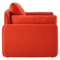 Modway jelzik teljesítmény bársony fotel narancssárga