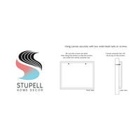 Stupell Industries élénk bölényes legelésző vidéki réti lila tájfestés galéria csomagolt vászon nyomtatott fali művészet,