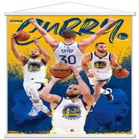 Golden State Warriors-Stephen Curry fali poszter mágneses kerettel, 22.375 34