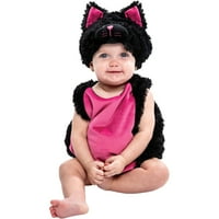 Fekete macska buborék csecsemő Halloween öltözködési szerepjáték jelmez