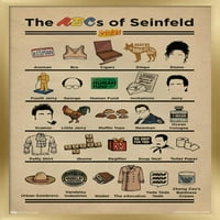 Seinfeld-ABC Fali Poszter, 14.725 22.375