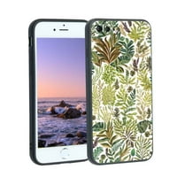 Kompatibilis az iPhone Plus telefon tokjával, botanikai-varázslatos-erdő-természet-tok férfi nők, rugalmas szilikon