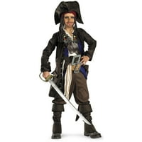 Álcázza Jack Sparrow Kapitány Prestige Premium, Gyermek