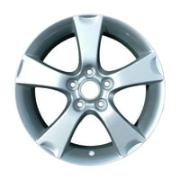 6. Felújított OEM alumínium ötvözet kerék, könnyű füstölt hipersilver, illeszkedik 2004- Mazda 3