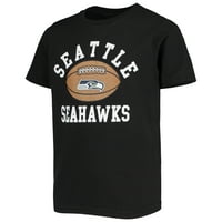 Ifjúsági Fekete Seattle Seahawks Labdarúgó Póló