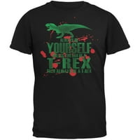Jurassic-Mindig Légy Önmagad T-Re Attack Jurassic Fekete Ifjúsági Póló-Ifjúsági Kicsi
