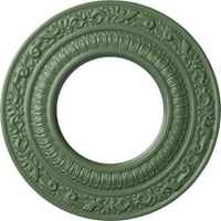 Ekena Millwork 1 8 OD 1 8 ID 1 2 P Andrea mennyezeti medál, kézzel festett athéni zöld