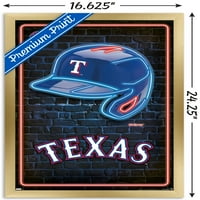 Texas Rangers-Neon Sisak Fali Poszter, 14.725 22.375 Keretes