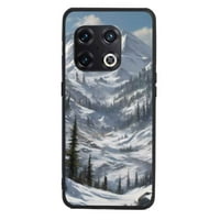 Hófödte-vadon-telefon tok a OnePlus Pro 5g-hez nőknek férfi ajándékok, Puha szilikon stílusú Ütésálló-hófödte-vadon-tok