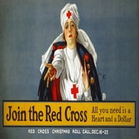 Vöröskereszt Poszter, 1917. Namerican Vöröskereszt Toborzó És Adománygyűjtő Poszter Az Első Világháború Alatt. Litográfia