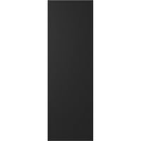 Ekena Millwork 1 2 W 42 H Americraft öt tábla külső fa két egyenlő panel keretes tábla-N-Batten redőnyök, fekete