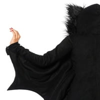 Leg Avenue Női hangulatos fekete denevér Halloween jelmez