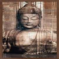 Thai Buddha Fal Poszter, 14.725 22.375