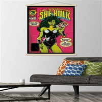 Marvel Comics-She-Hulk-a szenzációs She-Hulk fali poszter fa mágneses kerettel, 22.375 34