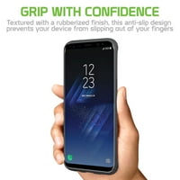 Cellet karcsú gumírozott TPU védőtok Samsung Galaxy S Plus-hoz-Fekete