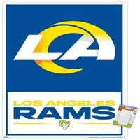 Los Angeles Rams-Logó Fali Poszter, 22.375 34