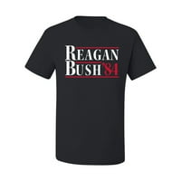 Vad Bobby, Reagan Bush kampány, Americana American Pride, férfi grafikus póló, fekete, 3x-nagy