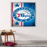 Philadelphia 76ers-logó fali poszter, 22.375 34