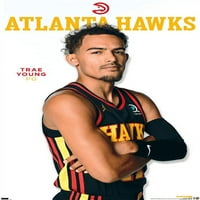 Atlanta Hawks-Trae Young Feature Sorozat Fali Poszter, 22.375 34