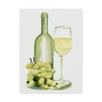 Védjegy Szépművészeti „Wine Wercolor II” vászon művészete: Jennifer Paxton Parker