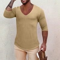 Akiihool ingek férfiaknak Férfi Slim Fit póló kontraszt póló Hosszú ujjú pamut felsők