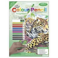 Royal és Langnickel szín szám szerint ceruza, Jaguar medence szerint