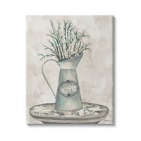 Stupell Industries Pussy Willow Botanicals Sweet Tea Country Jar Painting, 20, Design, Elizabeth Medley