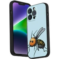 Kompatibilis az iPhone Pro telefon tok, Bugs-rovarok-Case férfiak nők, rugalmas szilikon ütésálló tok iPhone Pro