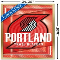 Portland Trail Blazers-Logó Fali Poszter, 22.375 34