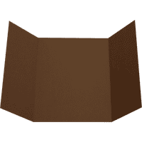 Luxpaper A Gatefold meghívó, 7, Chocolate Brown, Pack