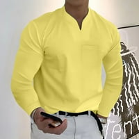 Kiplyki őszi alap ingek nagykereskedelem férfiak számára szilárd Sport Hosszú ujjú V-nyakú fitnesz edzés ruházat póló