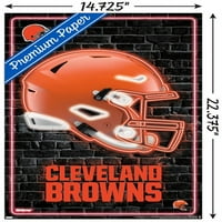 Cleveland Browns-Neon Sisak Fali Poszter, 14.725 22.375