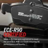 Power Stop Front Euro-Stop ECE-R tanúsítvánnyal rendelkező fékbetét és Rotor készlet ESK6640