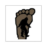 CafePress-Bigfoot Nyomtatás B Négyzet Alakú Matrica-Négyzet Alakú Matrica 3 3