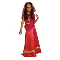 Halloween Gyerekek Bollywood Hercegnő Gyermek Jelmez
