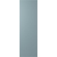 Ekena Millwork 15 W 63 H True Fit PVC átlós slat modern stílusú rögzített redőnyök, békés kék