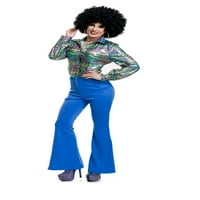 A 70-es évek női Disco nadrágja-Kék
